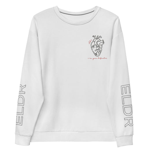 ELDR 'Defender' Unisex Sweatshirt- Heart Anatomy and Sleeves